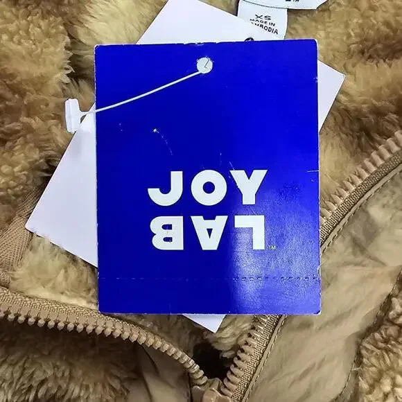 Women's Printed High Pile Fleece Jacket | JoyLab | X Small - Picture 12 of 12